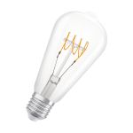 Osram Vintage 1906 LED E27 Edison Fadenlampe Klar 4.8W 470lm - 827 Extra Warmweiß | Dimmbar - Ersatz Für 40W