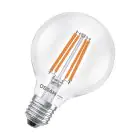 Osram LED Lamps E27 Globe Fadenlampe Klar 2.2W 470lm - 827 Extra Warmweiß | Ersatz Für 40W