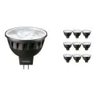 Mehrfachpackung 10x Philips LEDspot ExpertColor GU5.3 MR16 7.5W 927 36D (MASTER) | Extra Warmweiß - Höchste Farbwiedergabe - Dimmbar - Ersatz für 50W
